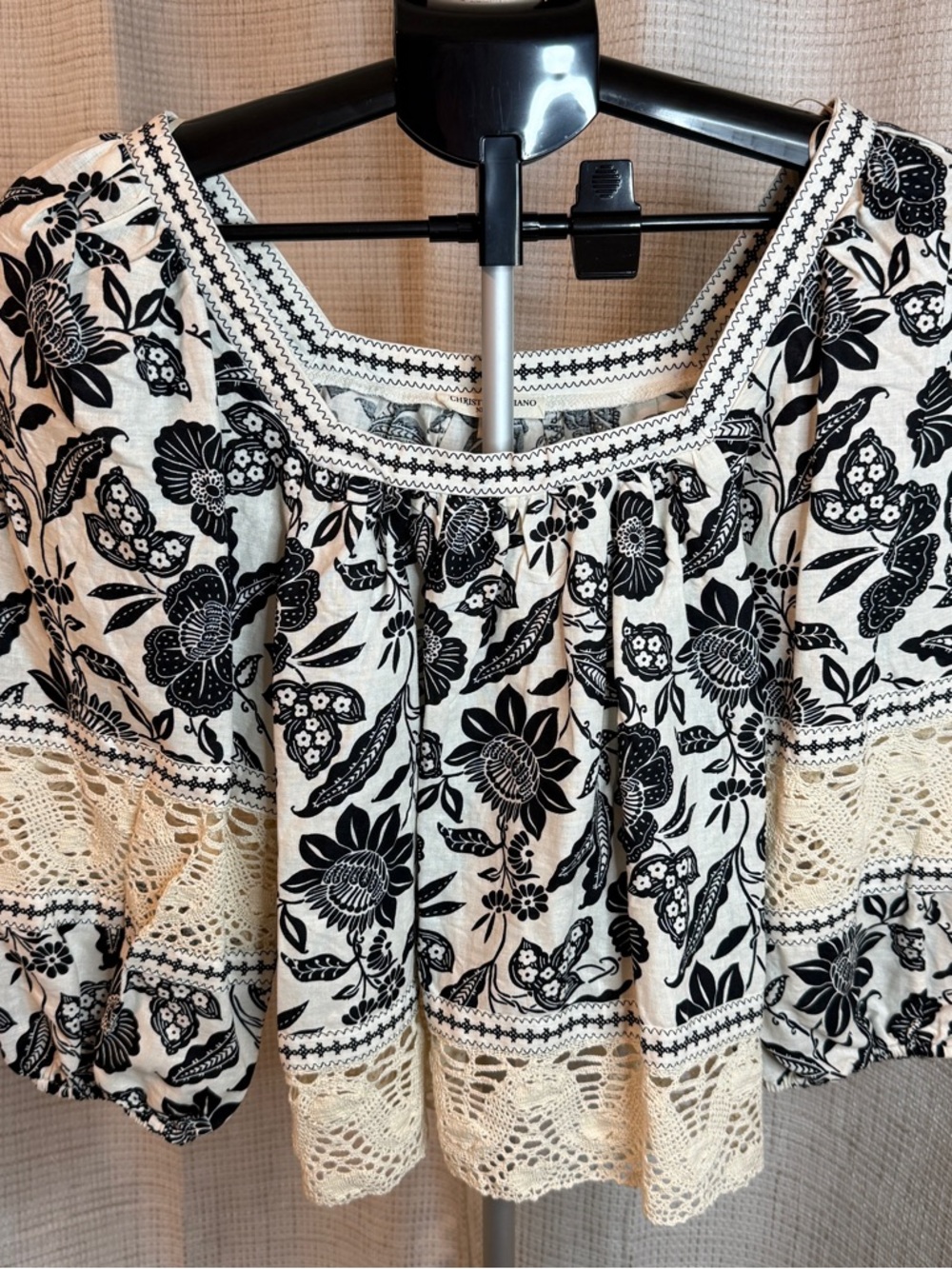 Christian Siriano Peasant Top